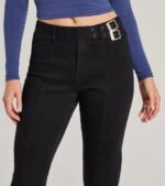 Cool Icon High-Rise Belted Bootcut Pants - Image 3