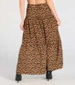 On The Prowl High-Rise Slit Leopard Maxi Skirt - Image 2
