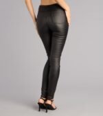High-Rise Coated Skinny Pants - Image 3