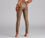 High-Rise Coated Skinny Pants - Image 13