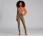 High-Rise Coated Skinny Pants - Image 15
