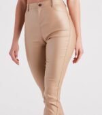 High-Rise Coated Skinny Pants - Image 19