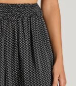 All Set Up High Rise Geometric Palazzo Pants - Image 4
