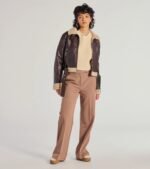 Casually Sleek Woven Trouser Pants - Image 5