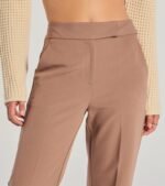 Casually Sleek Woven Trouser Pants - Image 7