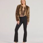 Bring The Drama Flared High-Waist Pants