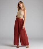 Laidback Luxe Wide-Leg Palazzo Pants - Image 9