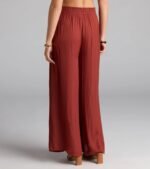 Laidback Luxe Wide-Leg Palazzo Pants - Image 10
