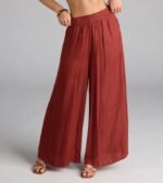 Laidback Luxe Wide-Leg Palazzo Pants - Image 12