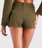 Cargo Cutie Faux Wrap Mini Skort - Image 3