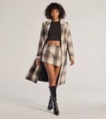 Classic Charm Plaid Wrap Skort - Image 3