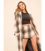 Classic Charm Plaid Wrap Skort - Image 6