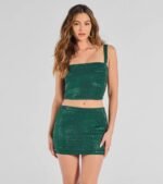 Glam Nights Studded Mini Skirt - Image 3