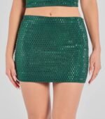 Glam Nights Studded Mini Skirt - Image 5