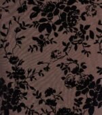 Luxe Touch Flocked Velvet Midi Skirt - Image 3