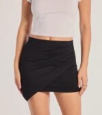 Twist And Twirl Wrap Mini Skirt - Image 3