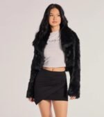 Twist And Twirl Wrap Mini Skirt - Image 4