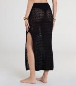 Bohemian Vibes Crochet Knit Maxi Skirt - Image 2