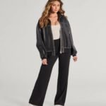 Nine To Five Straight-Leg Crepe Trouser Pants