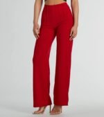 Nine To Five Straight-Leg Crepe Trouser Pants - Image 6