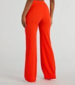 Nine To Five Straight-Leg Crepe Trouser Pants - Image 15