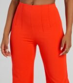 Nine To Five Straight-Leg Crepe Trouser Pants - Image 16