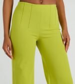 Nine To Five Straight-Leg Crepe Trouser Pants - Image 12