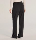 Sleek Impression Belted Straight-Leg Trouser Pants - Image 3