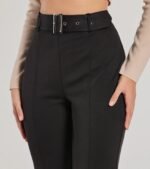 Polished Glam Belted Wide Leg Pants - Image 7