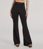 Polished Glam Belted Wide Leg Pants - Image 8
