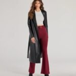 Polished Glam Belted Wide Leg Pants