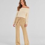 Cozy Luxe Lurex Knit Pants