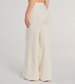 Classic And Chic Wide-Leg Trouser Pants - Image 3