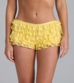 So Fab Ruffled Lace Hot Shorts - Image 15