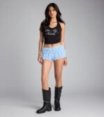 So Fab Ruffled Lace Hot Shorts - Image 26