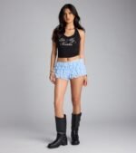 So Fab Ruffled Lace Hot Shorts - Image 22