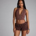 So Fab Ruffled Lace Hot Shorts