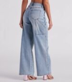 Trish Cargo Wide-Leg Jeans by Windsor Denim - Image 7