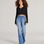 So Extra High-Rise Flared Wide-Leg Denim Jeans