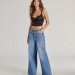 Effortless Fave Mid-Rise Wide-leg Jeans