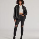 Edgy Mood High Rise Skinny Jeans