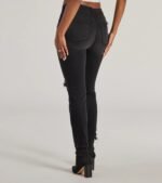 Edgy Mood High Rise Skinny Jeans - Image 2