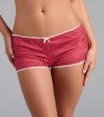 Cuddle Up Cutie Polka Dot Pajama Shorts - Image 3
