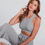 Feeling Bliss Rib Knit Pajama Tank Top