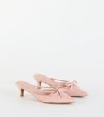 Sweetest Thing Bow Kitten Heel Mules - Image 5