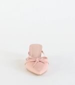 Sweetest Thing Bow Kitten Heel Mules - Image 7
