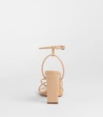 So Elegant Twist Strappy Block Heels - Image 16