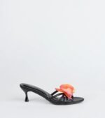 Vacay Ready Flower Strap Stiletto Mules - Image 10