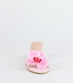 Vacay Ready Flower Strap Stiletto Mules - Image 7