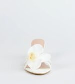 Vacay Ready Flower Strap Stiletto Mules - Image 3